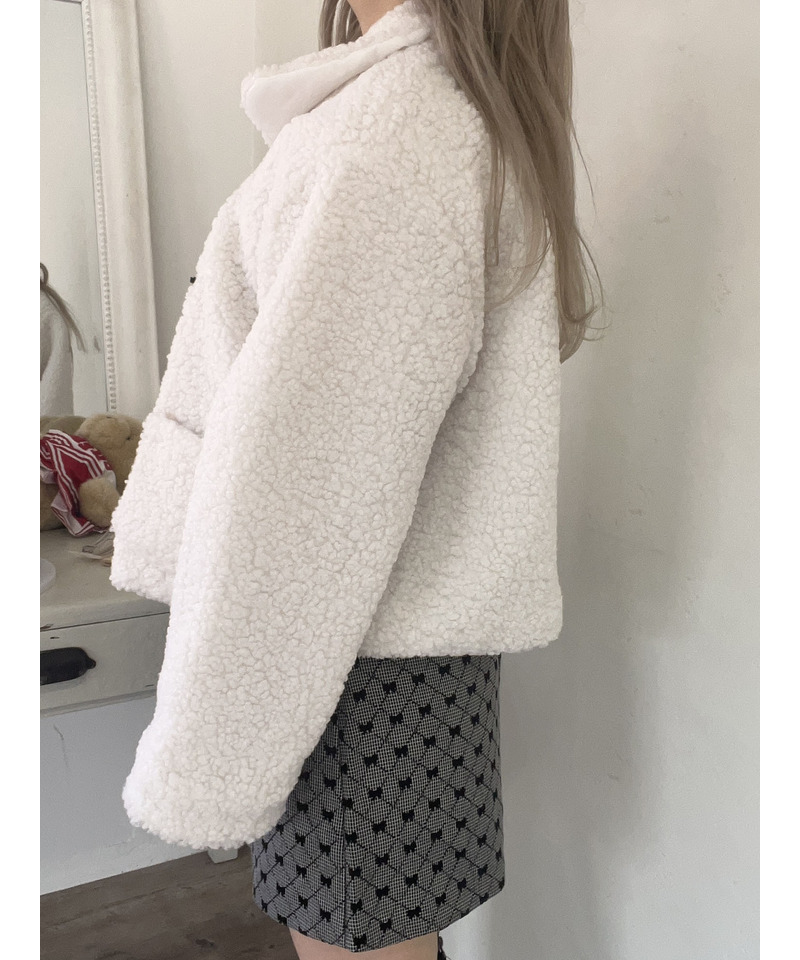 poodle coat 詳細画像 ホワイト 13