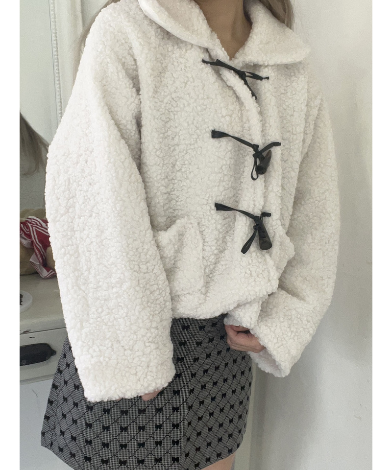 poodle coat 詳細画像 ホワイト 2