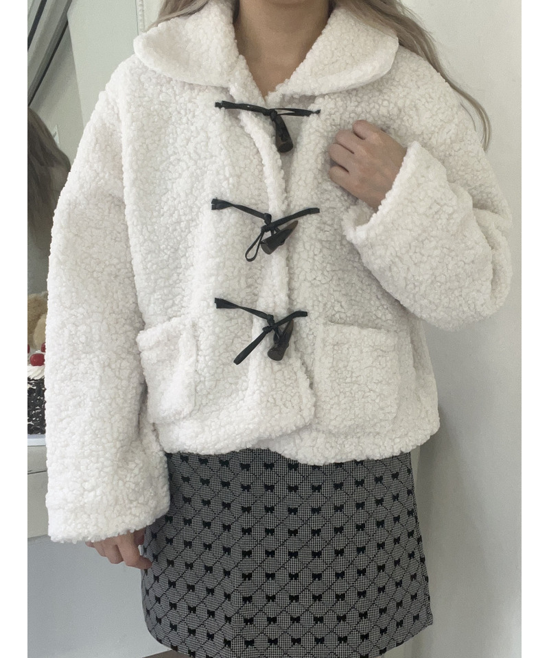 poodle coat 詳細画像 ホワイト 3