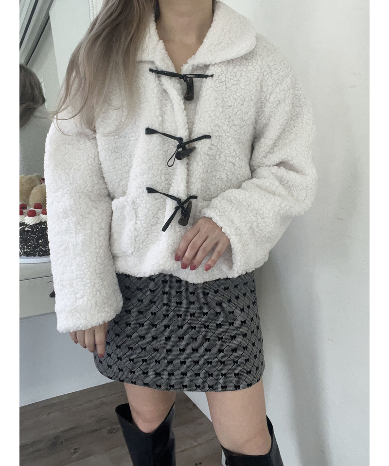 poodle coat 詳細画像 ホワイト 6