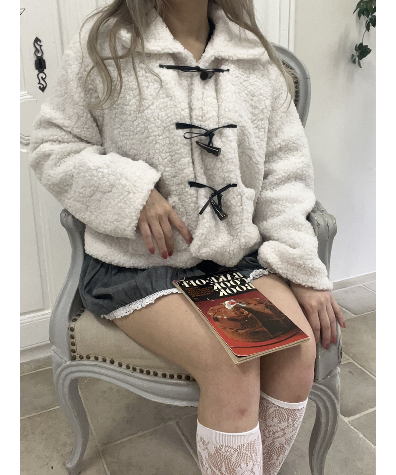 poodle coat 詳細画像 ホワイト 7