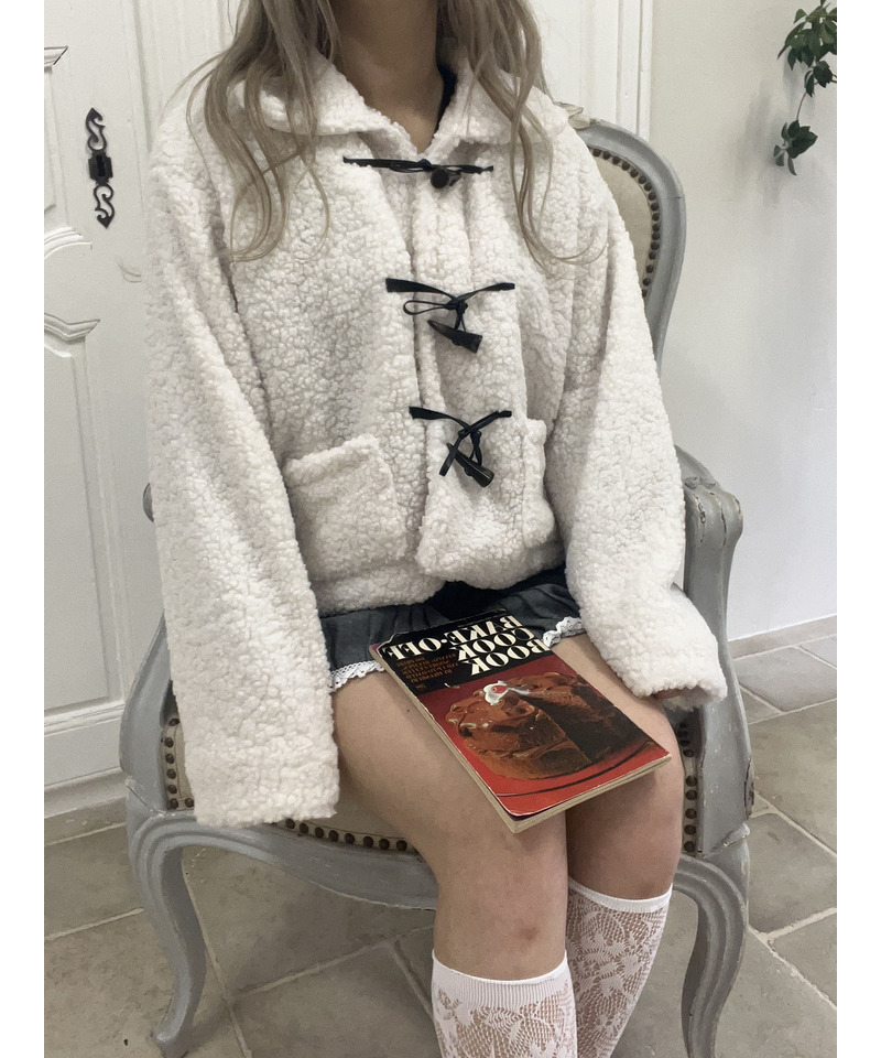 poodle coat 詳細画像 ホワイト 8