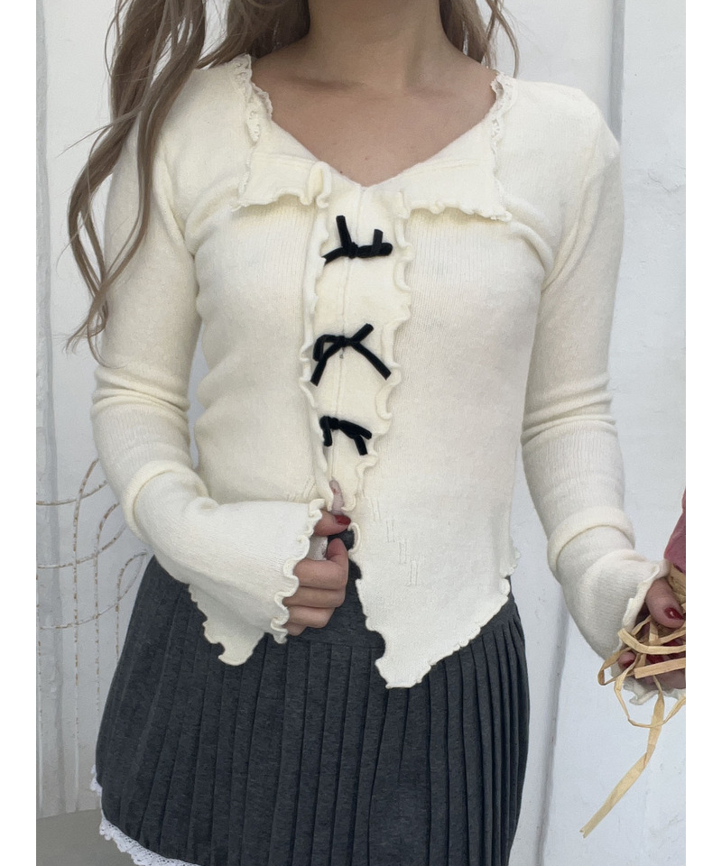 ガーリーメロウトップス 詳細画像 ベージュ 7