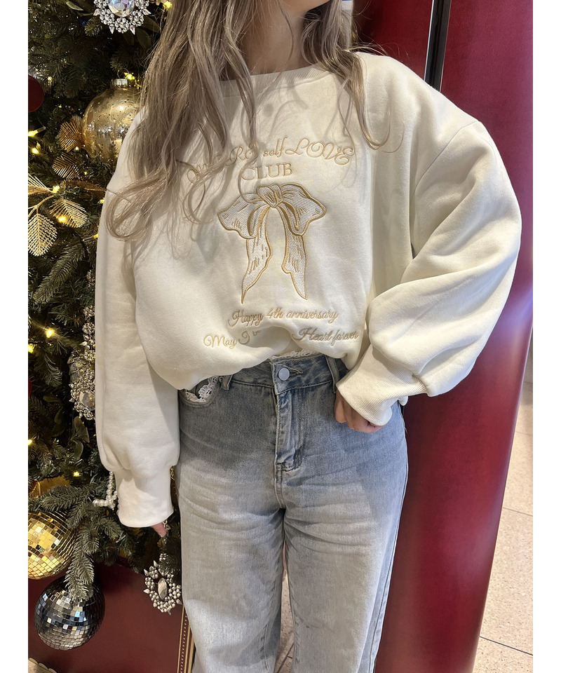 MORE self LOVE CLUB  SWEAT 詳細画像 ベージュ 4