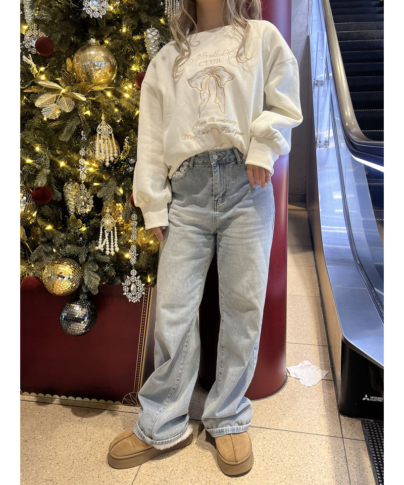 MORE self LOVE CLUB  SWEAT 詳細画像 ベージュ 7