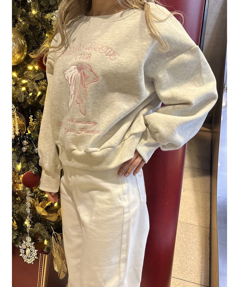 MORE self LOVE CLUB  SWEAT 詳細画像 ライトグレー 5