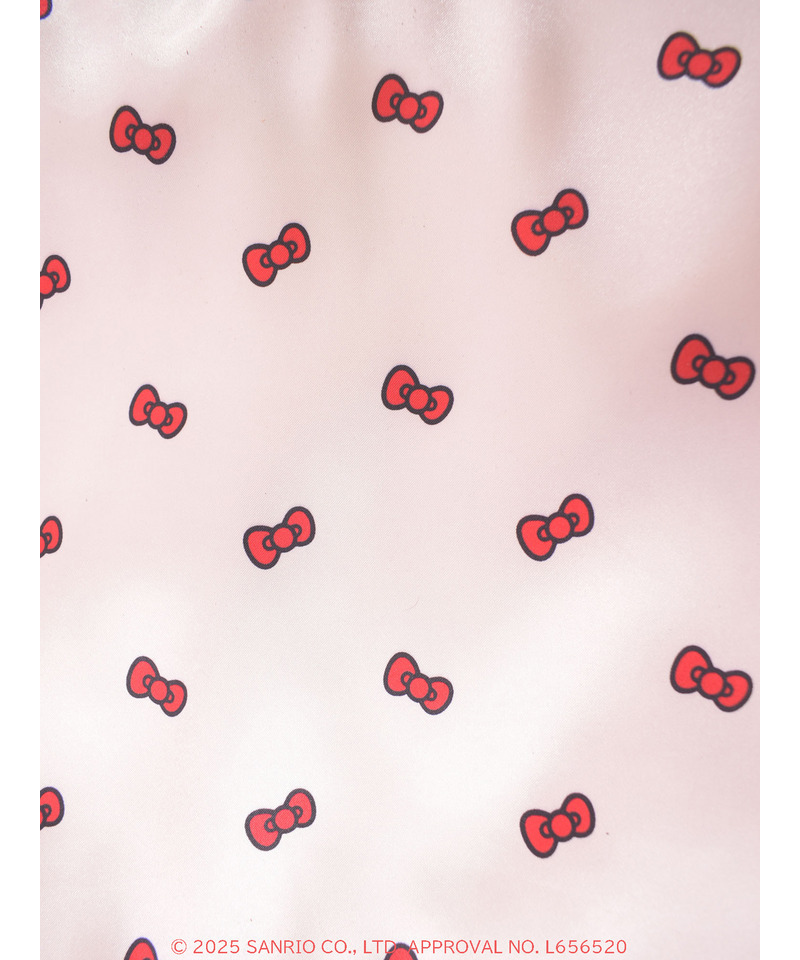 【HELLO KITTY】リボン柄トートバッグ 詳細画像 ホワイト 9