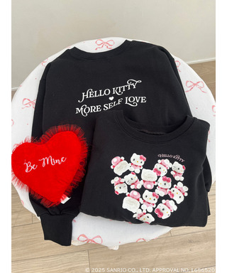 【HELLO KITTY】ハートぬいぐるみスウェット