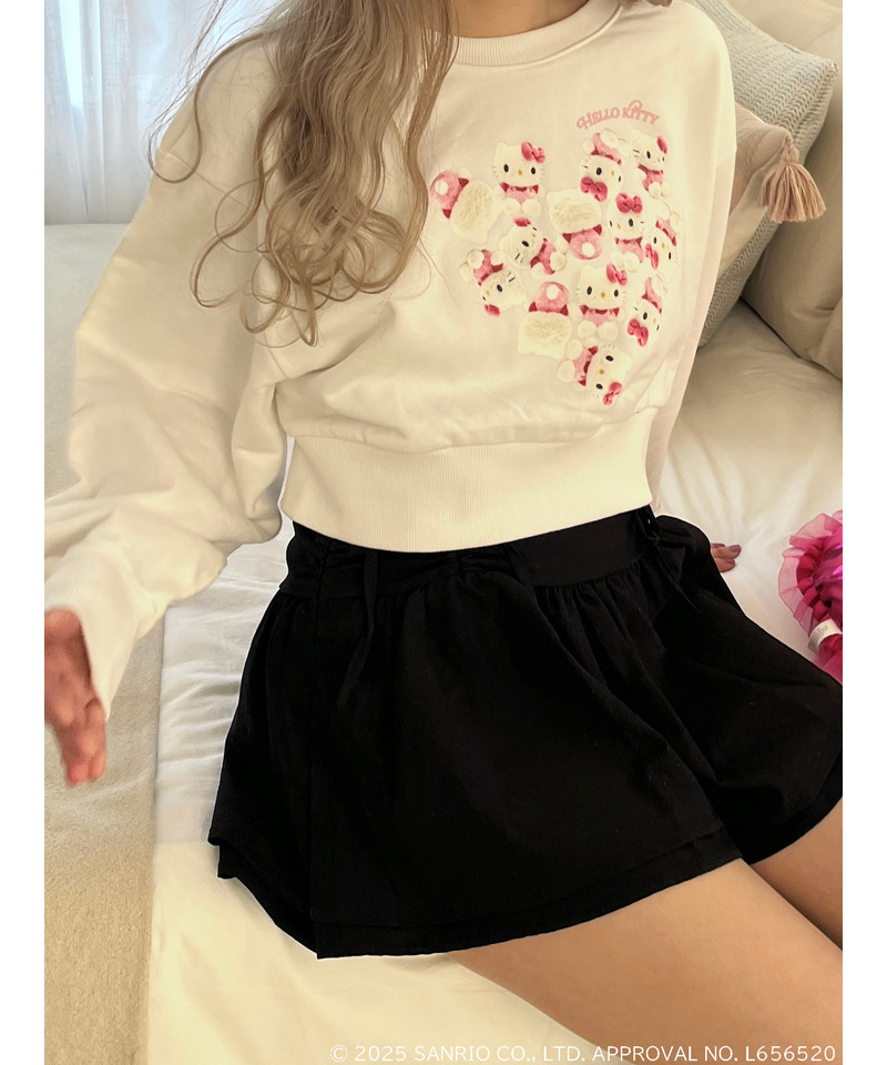 【HELLO KITTY】ハートぬいぐるみスウェット 詳細画像 オフホワイト 7