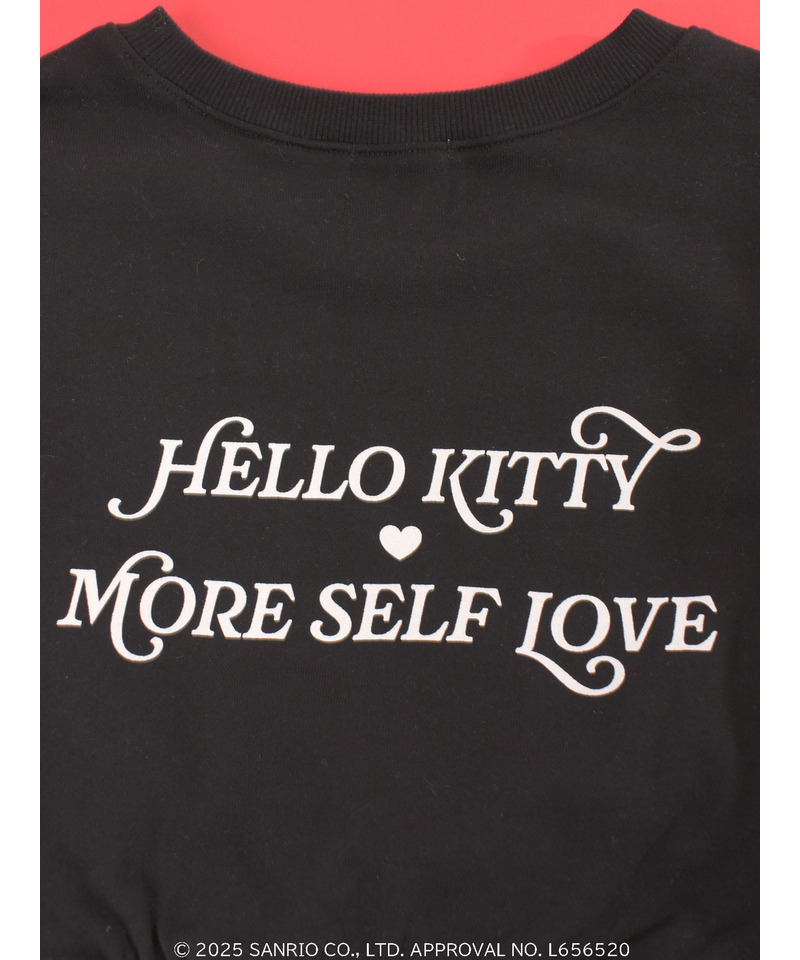 【HELLO KITTY】ハートぬいぐるみスウェット 詳細画像 ブラック 9