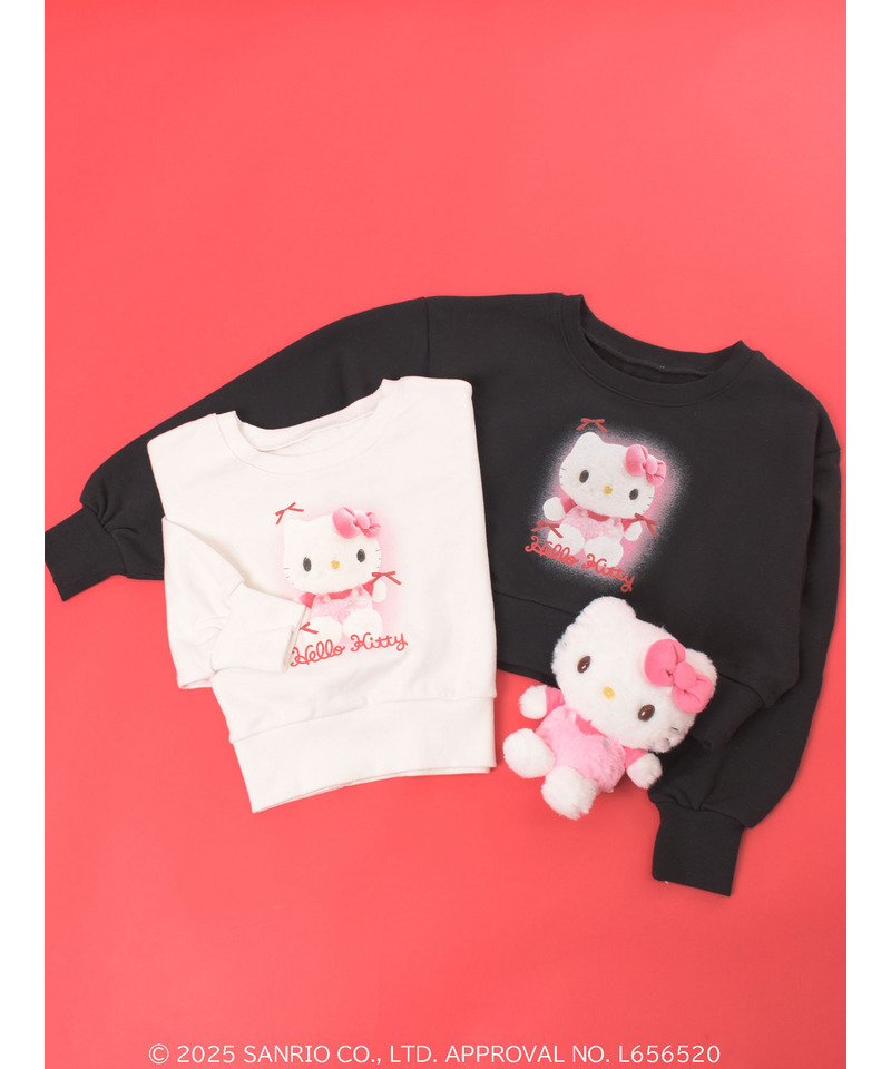 【HELLO KITTY】ぬいぐるみスウェット 詳細画像 オフホワイト 10