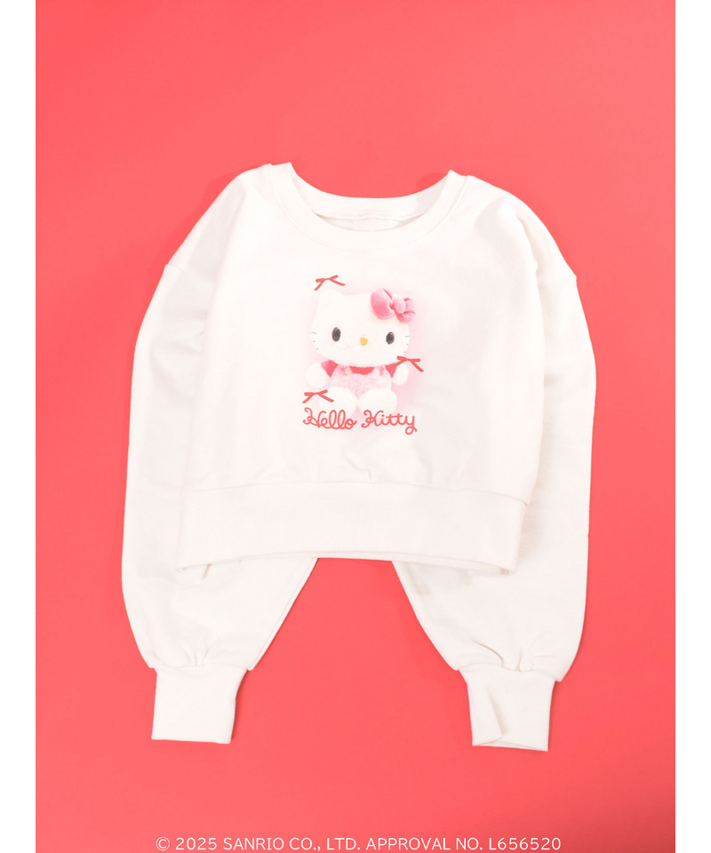 【HELLO KITTY】ぬいぐるみスウェット 詳細画像 オフホワイト 12
