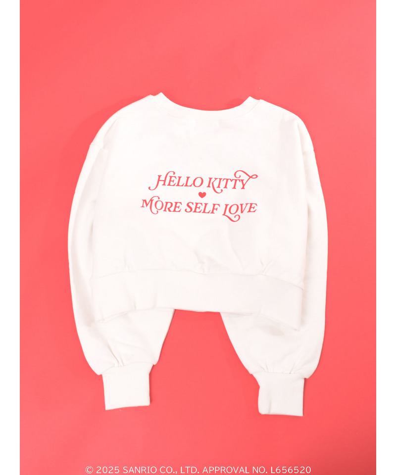 【HELLO KITTY】ぬいぐるみスウェット 詳細画像 オフホワイト 14