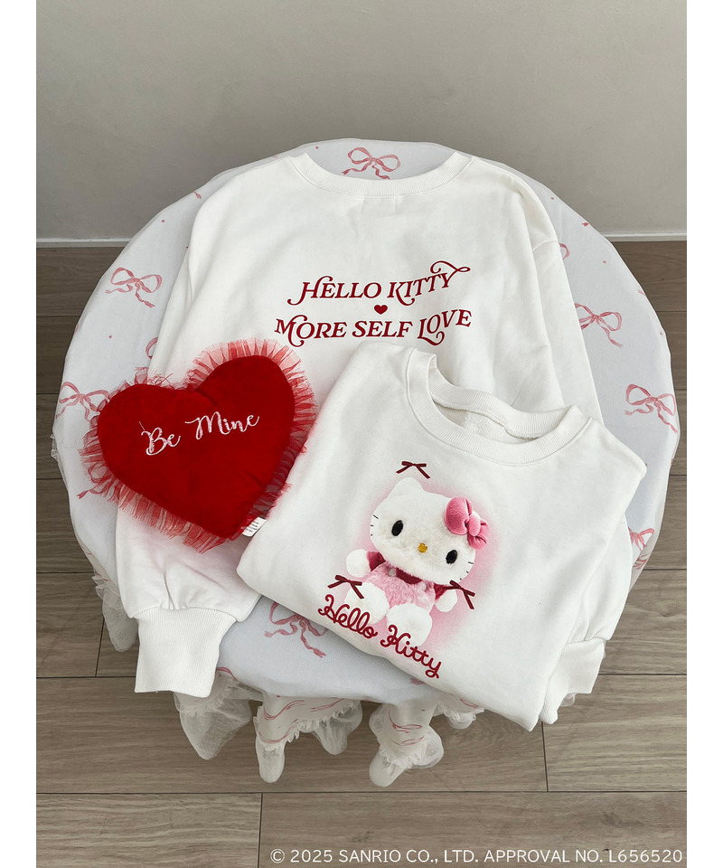 【HELLO KITTY】ぬいぐるみスウェット 詳細画像 オフホワイト 6