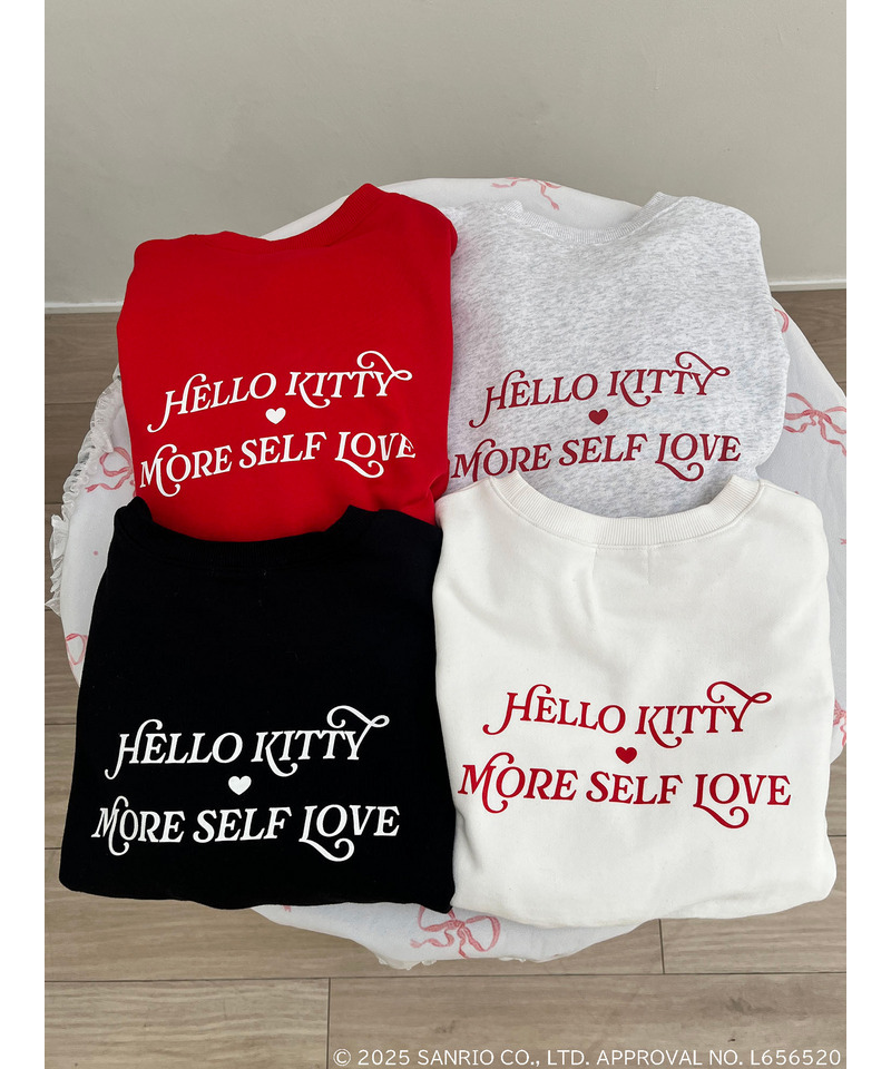 【HELLO KITTY】ぬいぐるみスウェット 詳細画像 オフホワイト 8