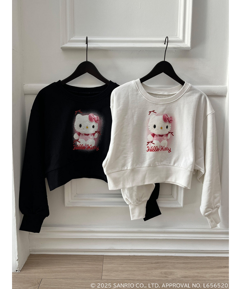 【HELLO KITTY】ぬいぐるみスウェット 詳細画像 ブラック 10