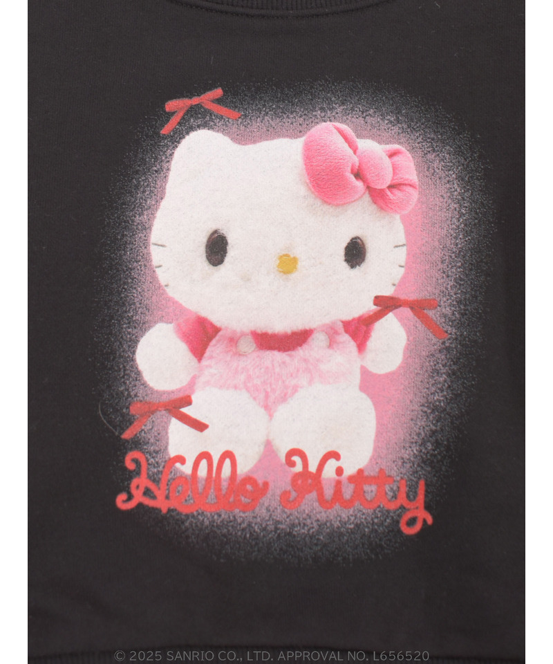 【HELLO KITTY】ぬいぐるみスウェット 詳細画像 ブラック 14