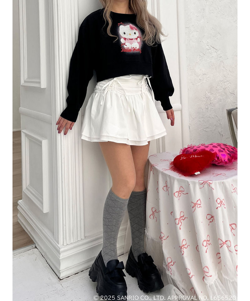 【HELLO KITTY】ぬいぐるみスウェット 詳細画像 ブラック 5