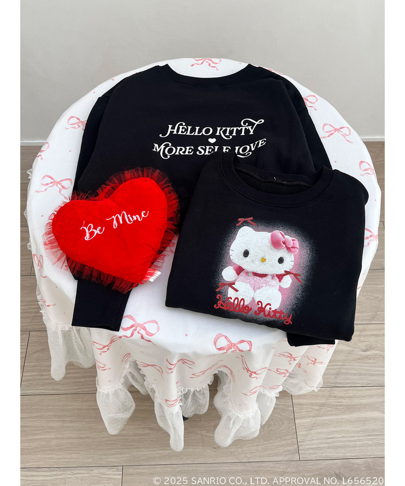 【HELLO KITTY】ぬいぐるみスウェット 詳細画像 ブラック 9