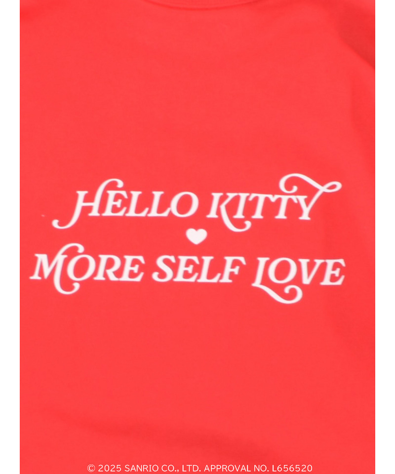 【HELLO KITTY】 SMILES COME FROM THE HEART SWEAT 詳細画像 レッド 12