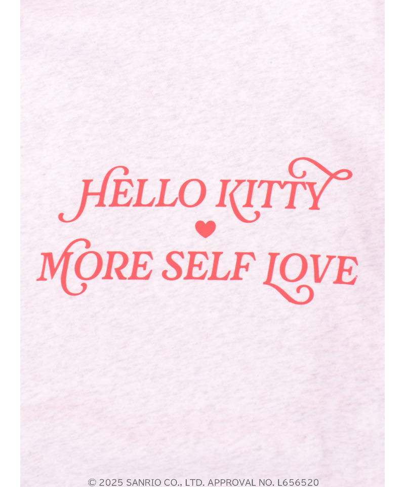 【HELLO KITTY】 SMILES COME FROM THE HEART SWEAT 詳細画像 ライトグレー 13