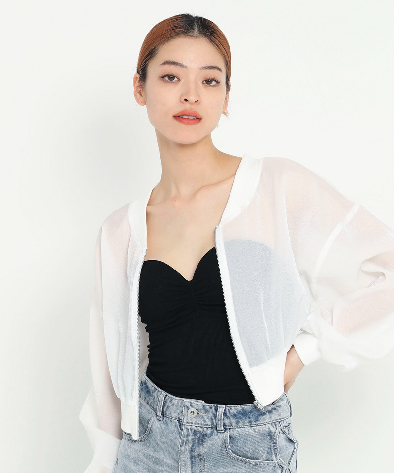 ラメシアーブルゾン 詳細画像 ホワイト 11