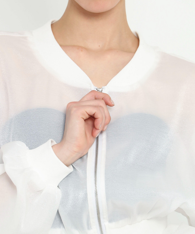 ラメシアーブルゾン 詳細画像 ホワイト 15