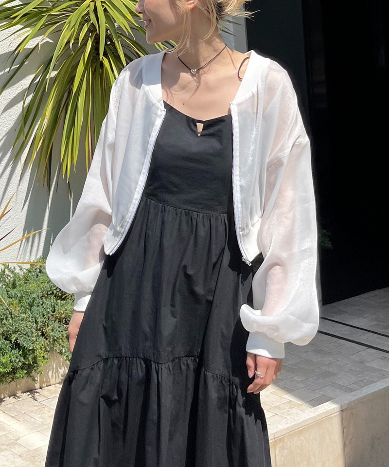 ラメシアーブルゾン 詳細画像 ホワイト 3