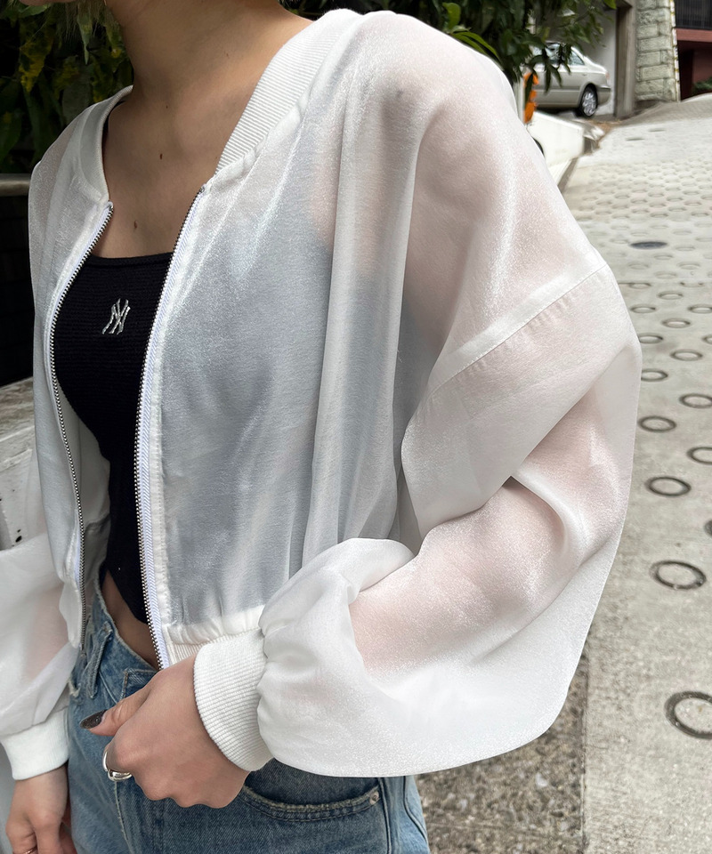 ラメシアーブルゾン 詳細画像 ホワイト 9