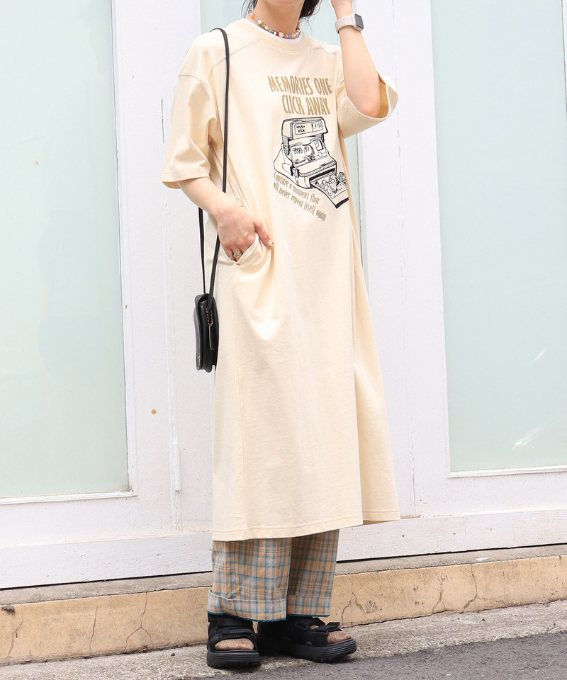 Instant cameraモチーフカットOP 詳細画像 オフホワイト 2