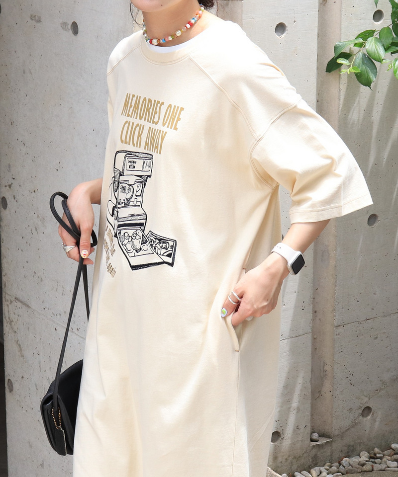 Instant cameraモチーフカットOP 詳細画像 オフホワイト 4