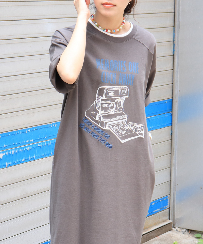 Instant cameraモチーフカットOP 詳細画像 ブラック系 4