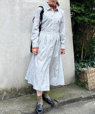 オリプリペイズリーレトロワンピース
