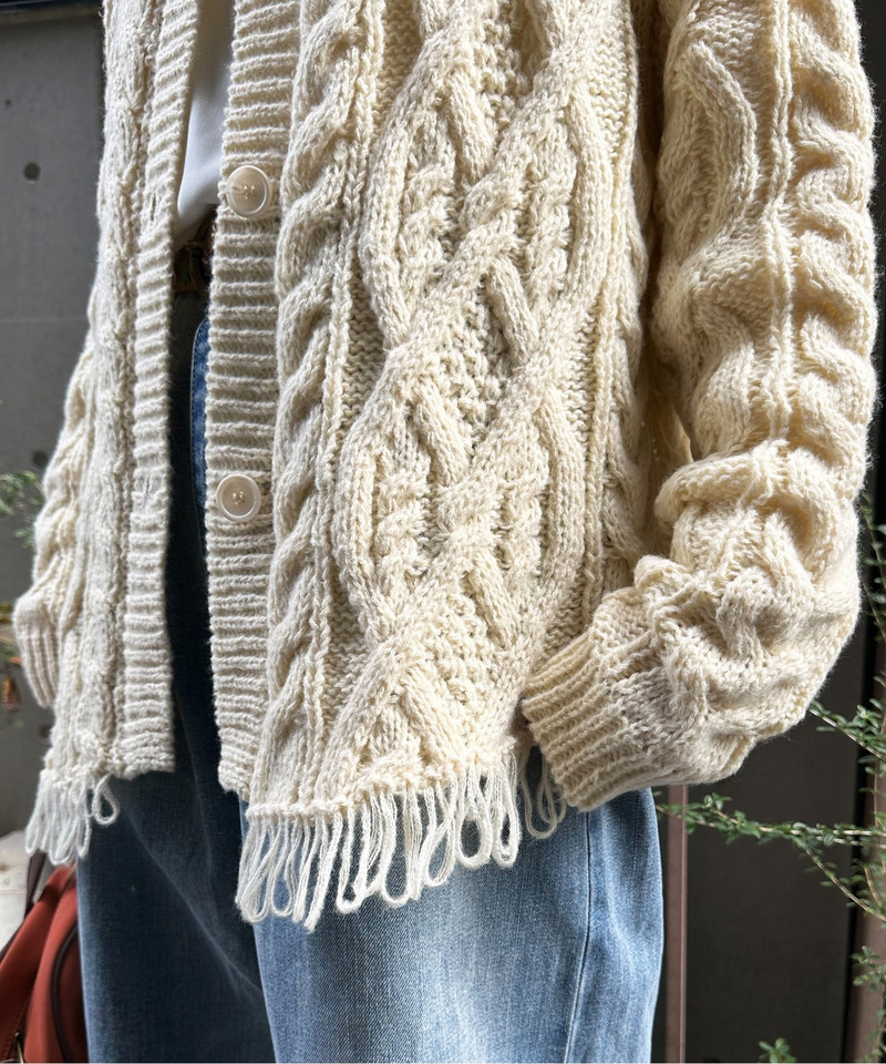 前後2WAYフリンジニットプルオーバー 詳細画像 オフホワイト 6