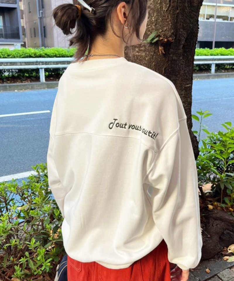 ONCLE BRODERIE プルオーバー 詳細画像 オフホワイト 2