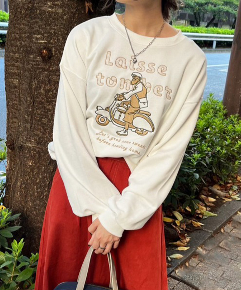 ONCLE BRODERIE プルオーバー 詳細画像 オフホワイト 3
