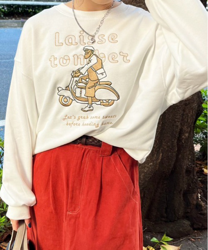 ONCLE BRODERIE プルオーバー 詳細画像 オフホワイト 4