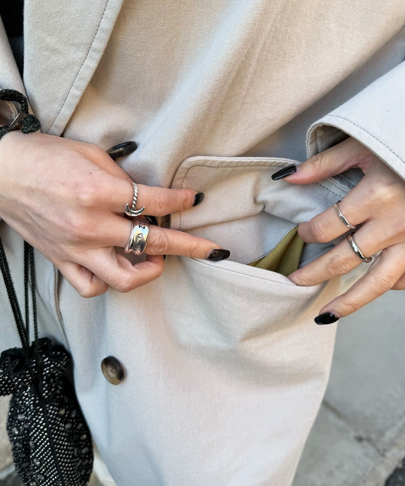 ダブルボタンゆるジャケット 詳細画像 ベージュ 8