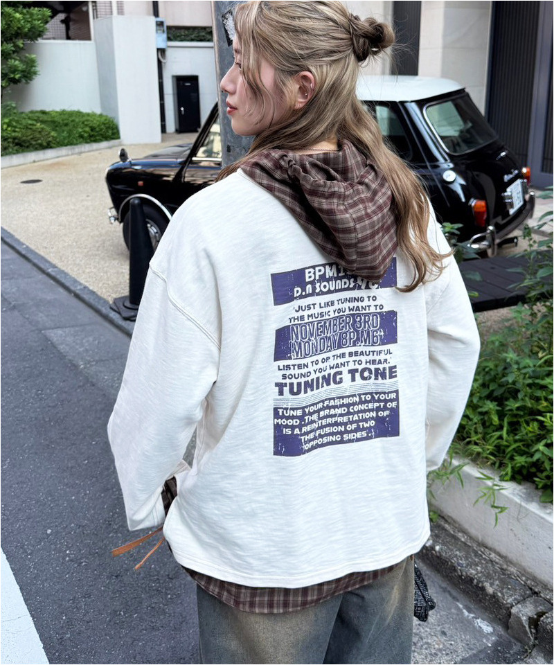 TUNING TONE ピグメントロンTEE 詳細画像 オフホワイト 4