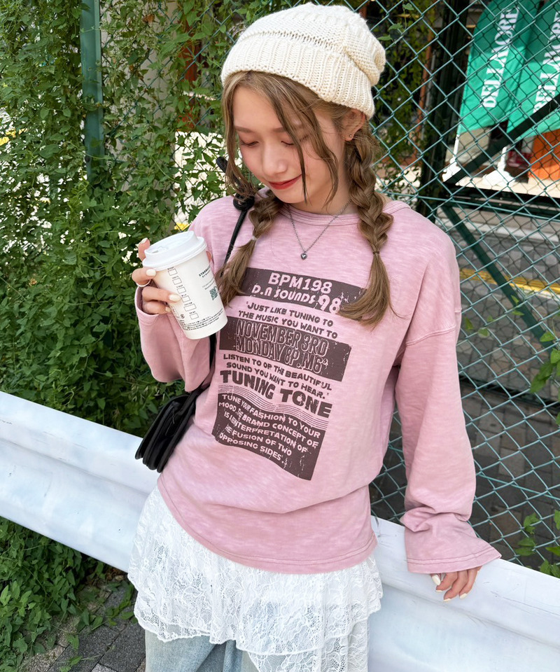 TUNING TONE ピグメントロンTEE 詳細画像 ピンク 2