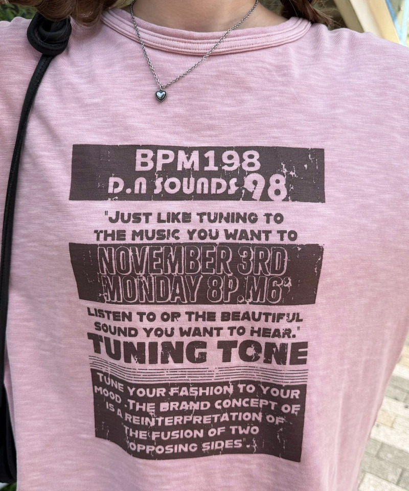 TUNING TONE ピグメントロンTEE 詳細画像 ピンク 6