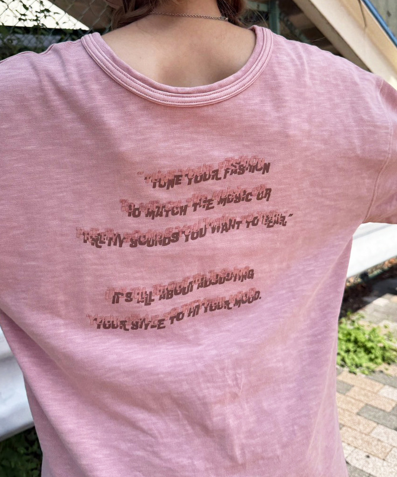 TUNING TONE ピグメントロンTEE 詳細画像 ピンク 7