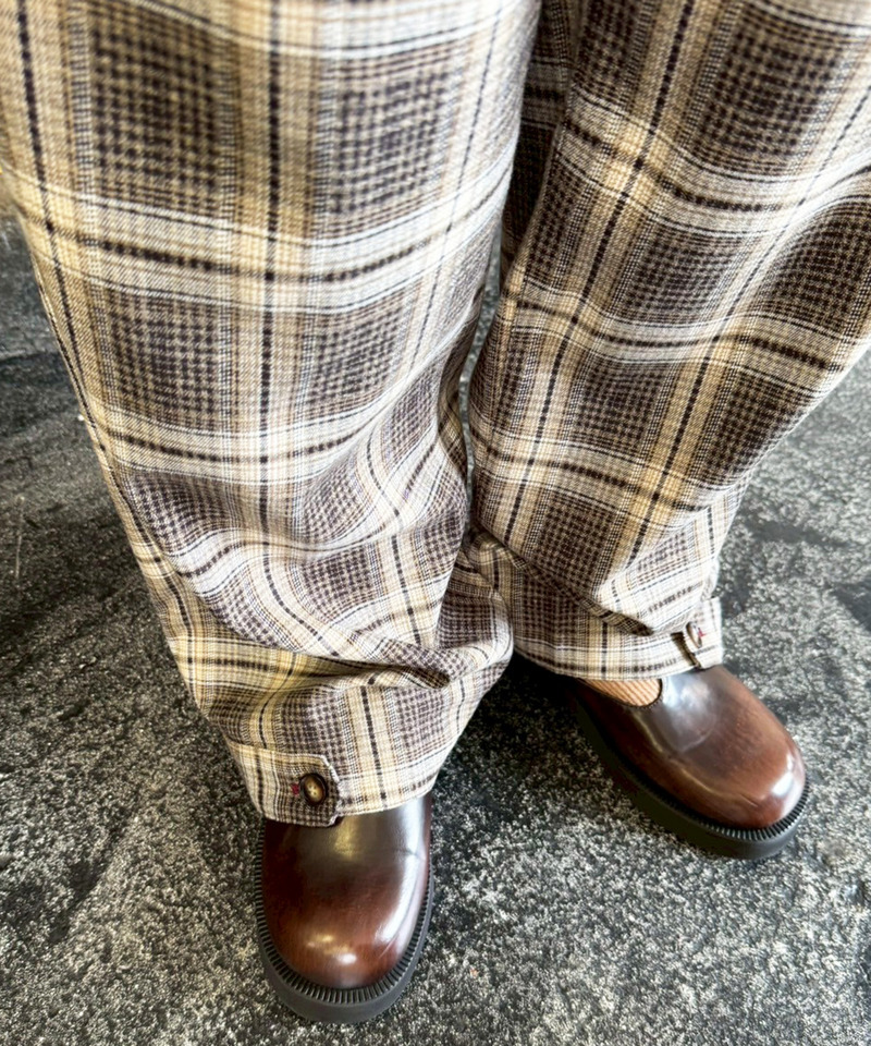裾ボタンゆるパンツ 詳細画像 ベージュ系 5