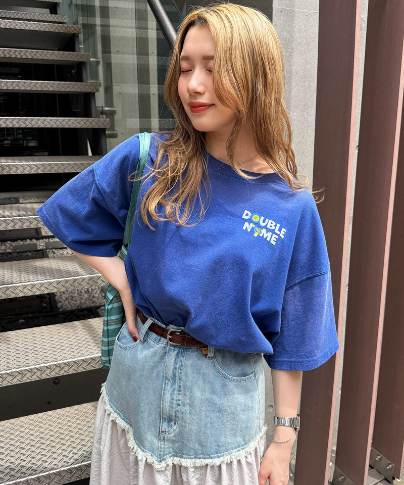SHOOTINGフロッキー加工BIG TEE 詳細画像 ブルー 5
