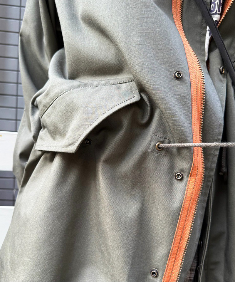 M-65 フィッシュテールライナー付きミリタリーコート 詳細画像 カーキ 10