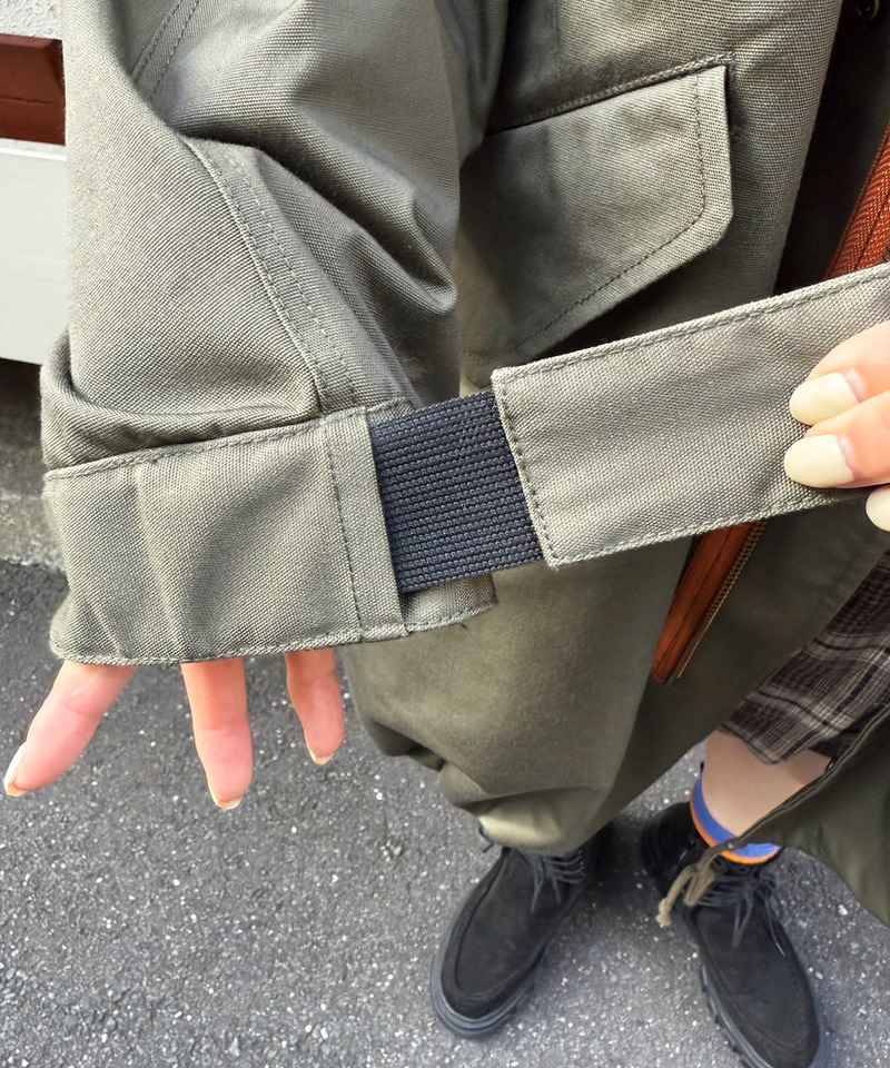 M-65 フィッシュテールライナー付きミリタリーコート 詳細画像 カーキ 14