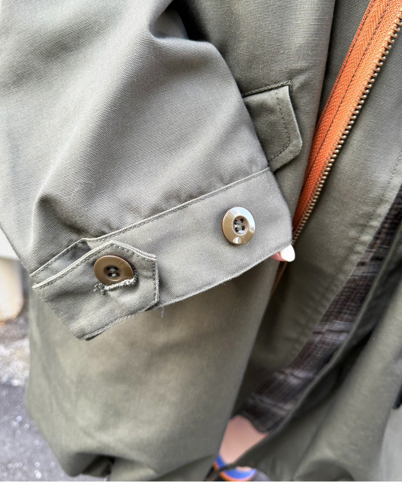 M-65 フィッシュテールライナー付きミリタリーコート 詳細画像 カーキ 15