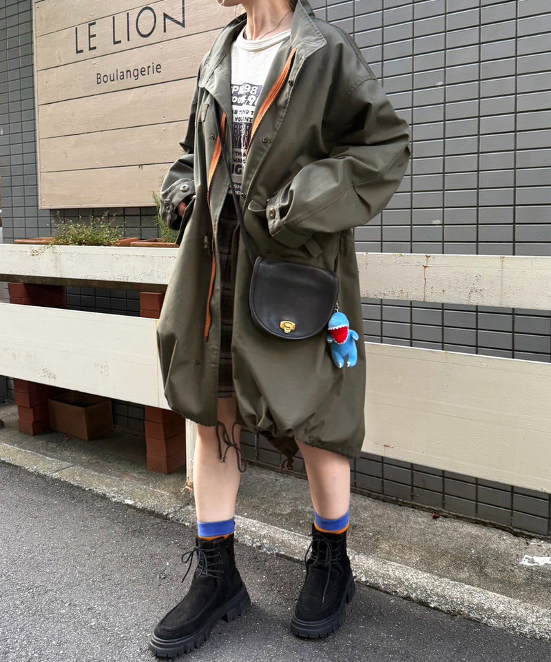 M-65 フィッシュテールライナー付きミリタリーコート 詳細画像 カーキ 3