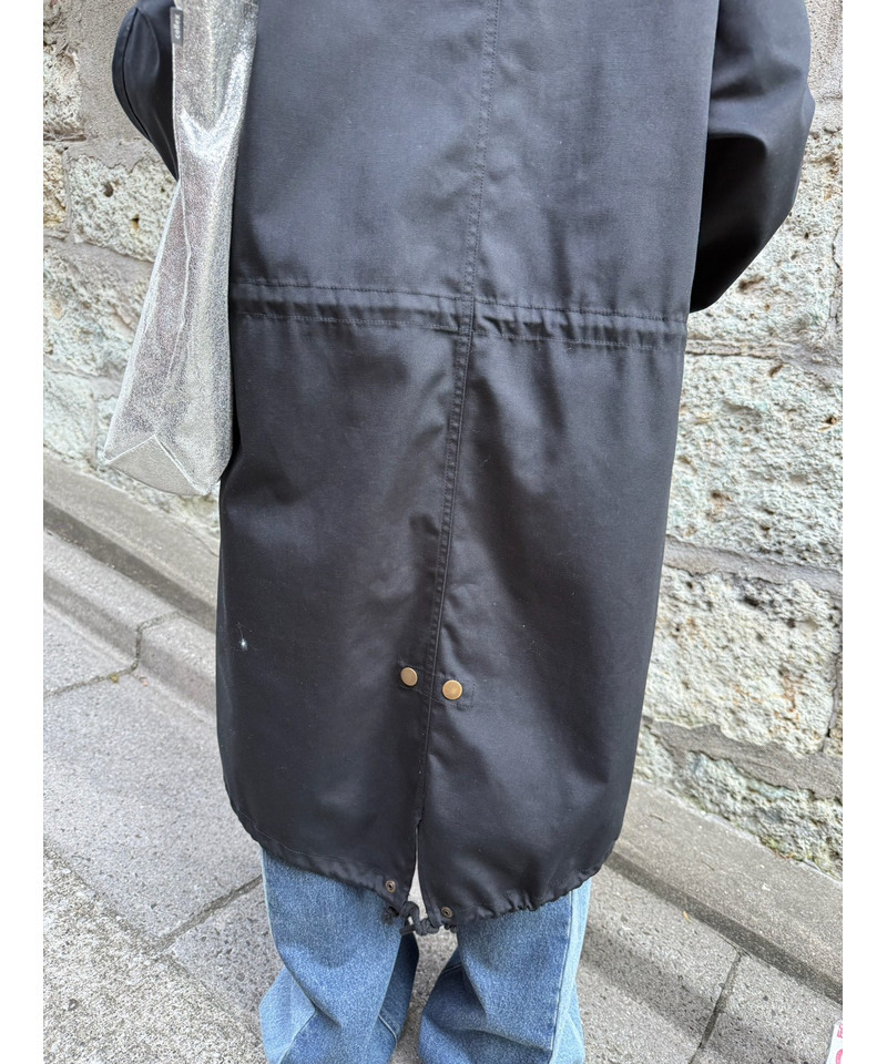 M-65 フィッシュテールライナー付きミリタリーコート 詳細画像 ブラック 11