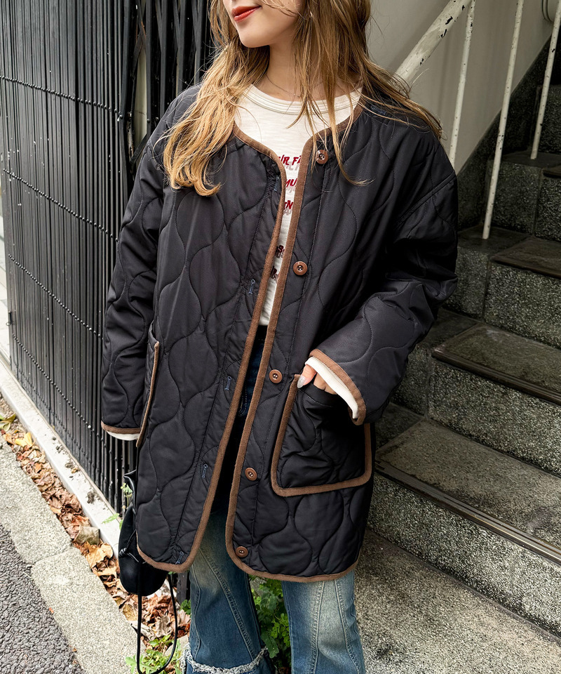 M-65 フィッシュテールライナー付きミリタリーコート 詳細画像 ブラック 17